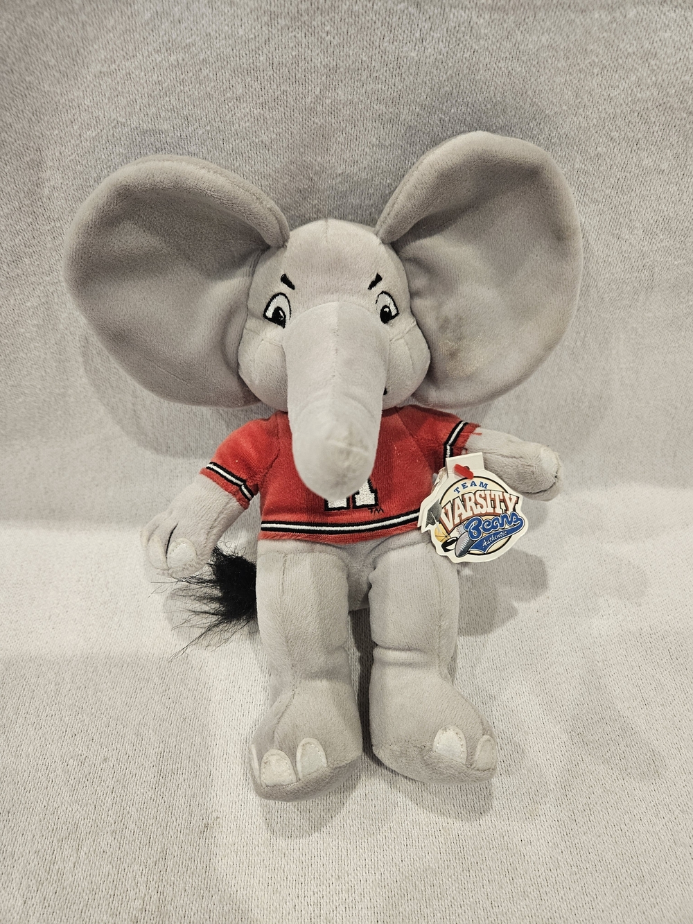 Team Varsity Bears Big Al Bama Elephant Plush Crimson Tide 10" University